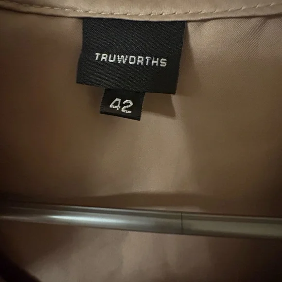 Source Unknown Beige Ruffled Blazer - Picture 4 of 6